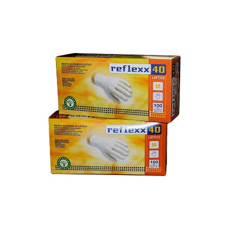 GUANTI IN LATTICE NATURALE CF.100 PZ.'M'